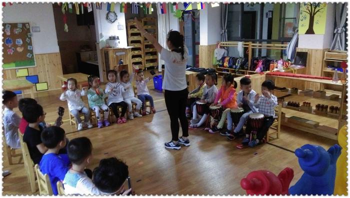 2017年6月重庆元素性的音乐幼儿奥尔夫节奏乐器系统课程